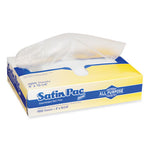 Satin-Pac High Density Polyethylene Film Sheets, 8 x 10.75, 1,000/Pack, 10 Packs/Carton