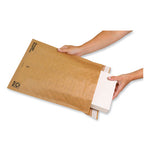 EverTec Curbside Recyclle Padded Mailer, #5, Kraft Paper, Self-Adhesive Closure, 12 x 15, Brown, 100/Carton