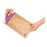 EverTec Curbside Recyclable Padded Mailer, #0, Kraft Paper, Self-Adhesive Closure, 7 x 9, Brown, 300/Carton