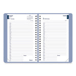 Academic Daily/Monthly Planner, 8 x 5, Cloud Blue Cover, 12-Month (Aug to July): 2023 to 2024