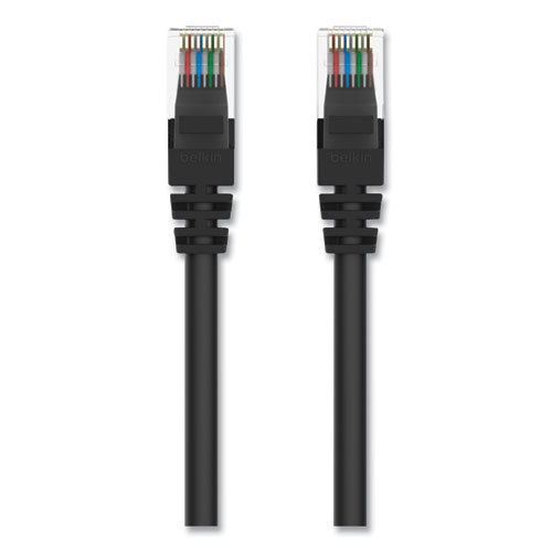 CAT5e Snagless Patch Cable, 10 ft, Black