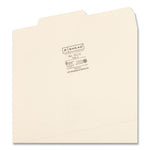 Manila File Folders, 1/3-Cut Tabs: Center Position, Letter Size, 0.75" Expansion, Manila, 100/Box