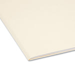 Manila File Folders, 1/3-Cut Tabs: Center Position, Letter Size, 0.75" Expansion, Manila, 100/Box