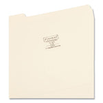 Reinforced Tab Manila File Folders, 1/3-Cut Tabs: Assorted, Letter Size, 0.75" Expansion, 11-pt Manila, 100/Box