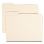 Reinforced Tab Manila File Folders, 1/3-Cut Tabs: Left Position, Letter Size, 0.75" Expansion, 11-pt Manila, 100/Box