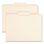 Reinforced Tab Manila File Folders, 1/3-Cut Tabs: Center Position, Letter Size, 0.75" Expansion, 11-pt Manila, 100/Box