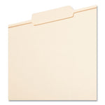 Reinforced Tab Manila File Folders, 1/3-Cut Tabs: Center Position, Letter Size, 0.75" Expansion, 11-pt Manila, 100/Box