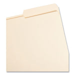 Reinforced Guide Height File Folders, 2/5-Cut Tabs: Right Position, Letter Size, 0.75" Expansion, Manila, 100/Box