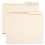 Reinforced Guide Height File Folders, 2/5-Cut Printed Tabs: Right Position, Letter Size, 0.75" Expansion, Manila, 100/Box