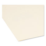 SuperTab Top Tab File Folders, 1/3-Cut Tabs: Assorted, Letter Size, 0.75" Expansion, 14-pt Manila, 50/Box