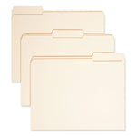 Expandable Heavyweight File Folders, 1/3-Cut Tabs: Assorted, Letter Size, 1.5" Expansion, Manila, 50/Box