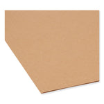 Heavyweight Kraft File Folder, Straight Tabs, Letter Size, 0.75" Expansion, 11-pt Kraft, Brown, 100/Box