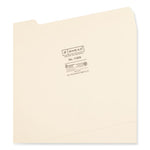 Manila File Folders, 1/3-Cut Tabs: Assorted, Letter Size, 0.75" Expansion, Manila, 24/Pack