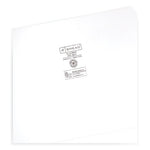 Reinforced Top Tab Colored File Folders, Straight Tabs, Letter Size, 0.75" Expansion, White, 100/Box