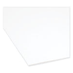 Reinforced Top Tab Colored File Folders, Straight Tabs, Letter Size, 0.75" Expansion, White, 100/Box