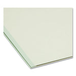 Expanding Recycled Heavy Pressboard Folders, 1/3-Cut Tabs: Assorted, Letter Size, 2" Expansion, Gray-Green, 25/Box