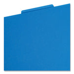 Six-Section Poly Classification Folders, 2" Expansion, 2 Dividers, 6 Fasteners, Letter Size, Blue Exterior, 10/Box