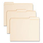 Top Tab Fastener Folders, 1/3-Cut Tabs: Assorted, 0.75" Expansion, 1 Fastener, Letter Size, Manila Exterior, 50/Box