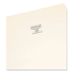 Reinforced Tab Manila File Folders, Straight Tabs, Legal Size, 0.75" Expansion, 11-pt Manila, 100/Box