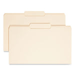 Manila File Folders, 1/3-Cut Tabs: Center Position, Legal Size, 0.75" Expansion, Manila, 100/Box