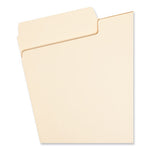 SuperTab Top Tab File Folders, 1/3-Cut Tabs: Assorted, Legal Size, 0.75" Expansion, 14-pt Manila, 50/Box