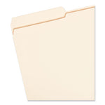 Reinforced Tab Manila File Folders, 1/3-Cut Tabs: Assorted, Legal Size, 0.75" Expansion, 14-pt Manila, 100/Box