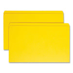 Reinforced Top Tab Colored File Folders, Straight Tabs, Legal Size, 0.75" Expansion, Yellow, 100/Box