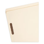 Top Tab Fastener Folders, Straight Tabs, 0.75" Expansion, 2 Fasteners, Legal Size, Manila Exterior, 50/Box