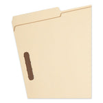 Top Tab Fastener Folders, 1/3-Cut Tabs: Assorted, 0.75" Expansion, 2 Fasteners, Letter Size, Manila Exterior, 50/Box