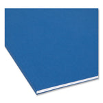 Colored Hanging File Folders with 1/5 Cut Tabs, Letter Size, 1/5-Cut Tabs, Navy, 25/Box