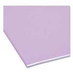 Colored Hanging File Folders with 1/5 Cut Tabs, Letter Size, 1/5-Cut Tabs, Lavender, 25/Box