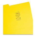 FasTab Hanging Folders, Letter Size, 1/3-Cut Tabs, Yellow, 20/Box