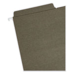 FasTab Hanging Folders, Legal Size, 1/3-Cut Tabs, Standard Green, 20/Box