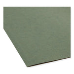 Box Bottom Hanging File Folders, 1" Capacity, Letter Size, Standard Green, 25/Box