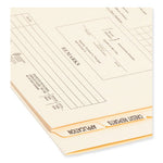 Pressboard Mortgage Folder Dividers, Pre-Printed, 1 Fastener, Legal Size, Manila, 7 Dividers/Set, 12 Sets