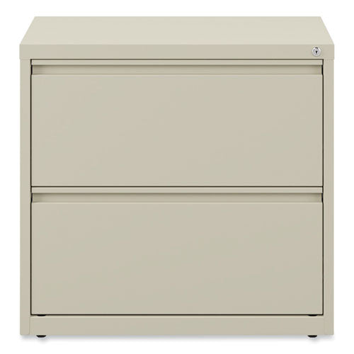 Lateral File, 2 Legal/Letter-Size File Drawers, Putty, 30" x 18.63" x 28"