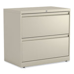 Lateral File, 2 Legal/Letter-Size File Drawers, Putty, 30" x 18.63" x 28"