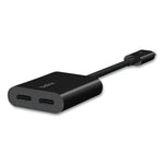 USB-C Audio+Charge Adapter, Black