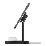 BOOST CHARGE Pro 2-in-1 Wireless Charger Stand, 15 W, Black