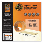 Crystal Clear Tape, 3" Core, 1.88" x 9 yds