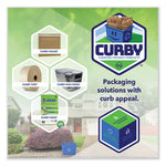 Curby Mailer Self-Sealing Recyclable Mailer, Paper Padding, Self-Adhesive, #5, 11.38 x 15.5, 30/Carton