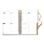 dream.plan.do. Weekly/Monthly Planner, Multicolor Broadstrokes Artwork, 9.25 x 6.5, Pink/Multicolor Cover, 12-Month: Undated