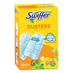 Dusters Refill, Dust Lock Fiber, Blue, Gain Original Scent, 10/Pack