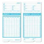 Pay-to-Punch Time Card for SB1200 Time Clock, Two Sides, 3.38 x 7.38, 100/Pack