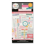 Essentials Tracker & Checklist Classic Stickers, Productivity Theme, 990/Pack