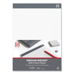 Writing Pad, Dotted Rule (4 sq/in), 50 White 8.5 x 11 Sheets