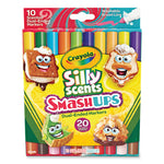 Silly Scents Smash Up Dual Ended Markers, Broad Tip, Assorted, 10/Pack