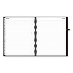 Aligned Weekly/Monthly Appointment Planner, 11 x 8.5, Black Cover, 12-Month (Jan to Dec): 2024