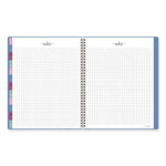 Harmony Weekly/Monthly Poly Planner, 11 x 9.38, Blue Cover, 13-Month (Jan to Jan): 2024 to 2025