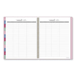 Harmony Weekly/Monthly Poly Planner, 11 x 9.38, Pink Cover, 13-Month (Jan to Jan): 2024 to 2025